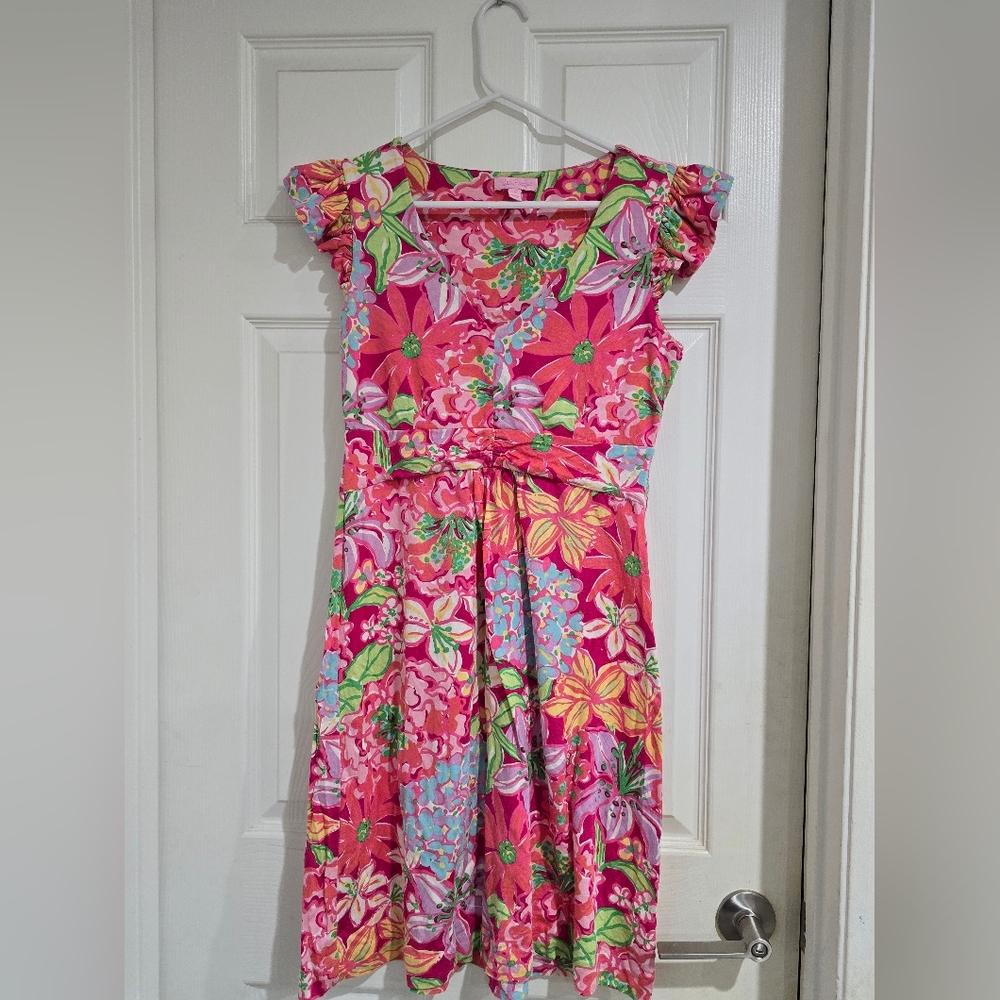 Lilly Pulitzer Pink Floral Dress